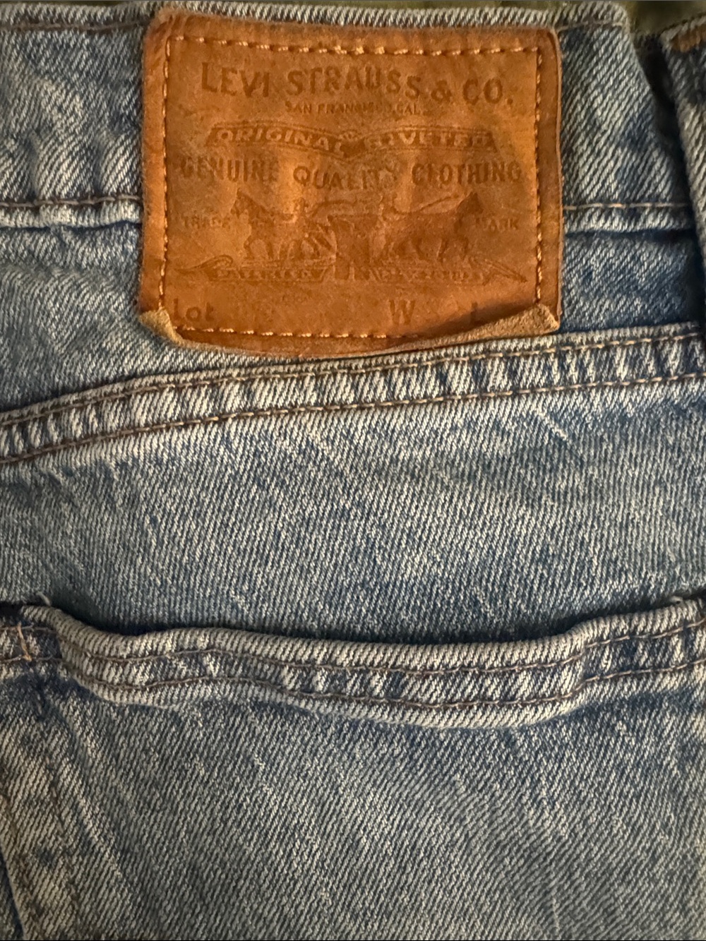 Levi's Men's Light Blue Denim Shorts